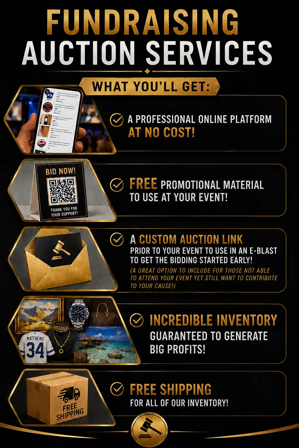 fundraising auction services